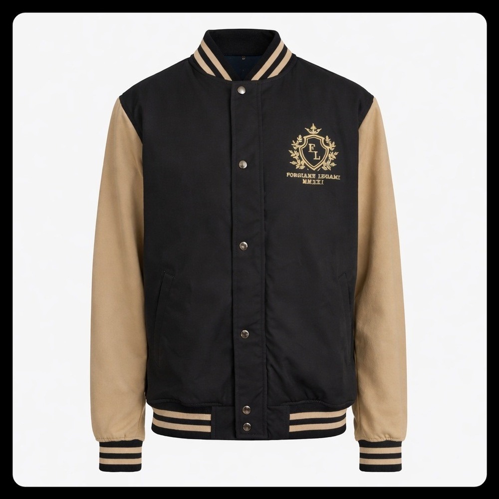 One-of-a-Kind Custom Varsity Bomber Jacket Ivy League Dark Academia Streetwear